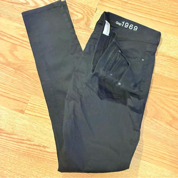 GAP 1969 Women's Black Legging Jeans Size 29 L - Picture 12 of 12